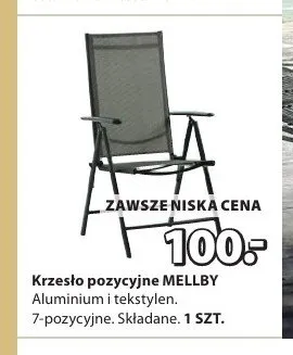 Krzesło pozycyjne MELLBY promocja w Jysk