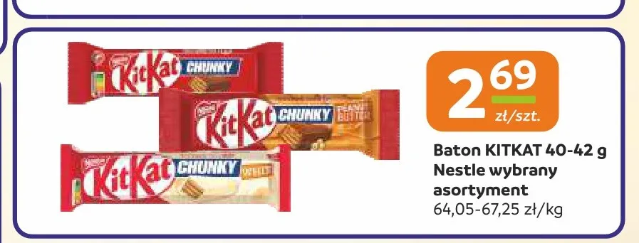 Baton KitKat Chunky Classic promocja w Gama