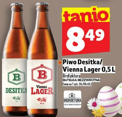 Piwo vienna lager promocja w TOPAZ