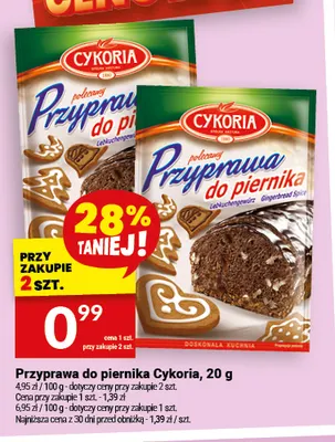 Przyprawa do piernika Cykoria promocja w Twój Market