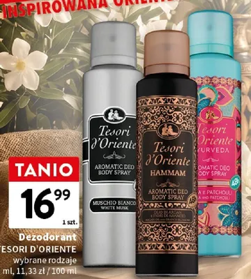 Dezodorant Tesori d'Oriente Hammam promocja w Intermarche