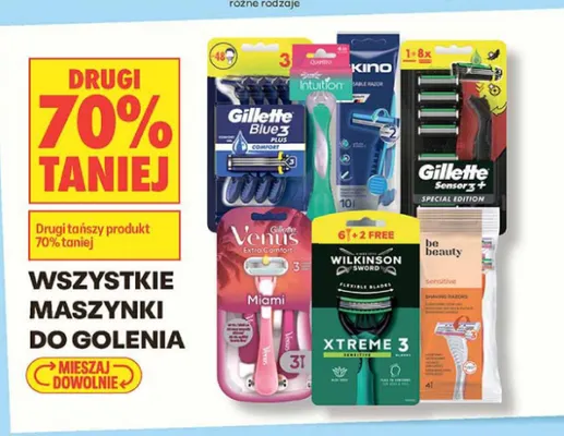 Maszynki do golenia Gillette Blue 3 Comfort promocja w Biedronka