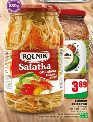 Sałatka obiadowa Rolnik promocja w Dino