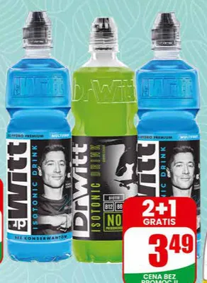 Napój izotoniczny 2 rodzaje promocja w Dino