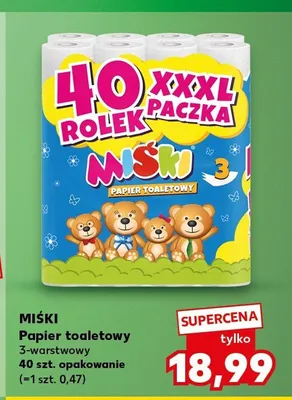 Papier toaletowy Miśki promocja w Kaufland