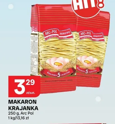 Makaron Krajanka 5-jajeczna Arc Pol promocja w Chorten
