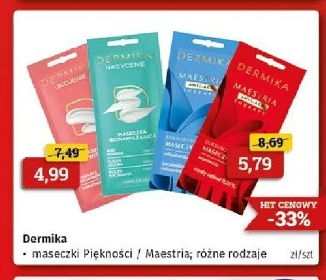 Maseczka do twarzy Dermika Maestria promocja w Drogeria Kosmyk
