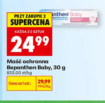 Maść ochronna Bepanthen Baby promocja w Biedronka