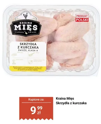 Skrzydła z kurczaka Kraina Mięs promocja w Biedronka