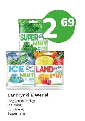 Landrynki E.Wedel Supermint promocja w Limonka