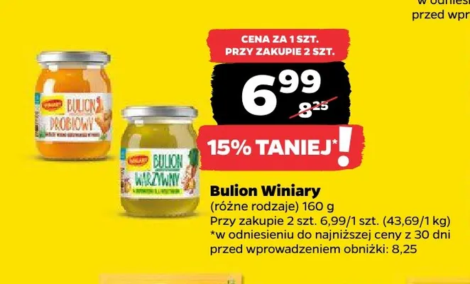 Bulion warzywny Winiary promocja w Netto