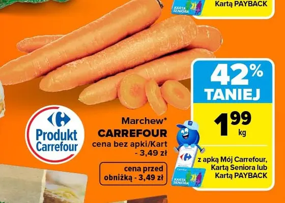 Marchew Carrefour promocja w Carrefour