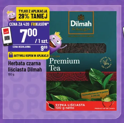Herbata czarna liściasta Dilmah promocja w POLOmarket