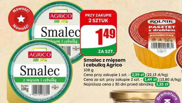 Pasztet z drobiem promocja w Dino