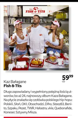 Płyta CD Kaz Bałagane Fish & Tits promocja w Empik