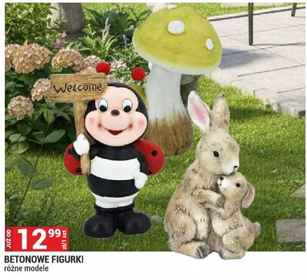 Betonowe figurki promocja w Merkury Market