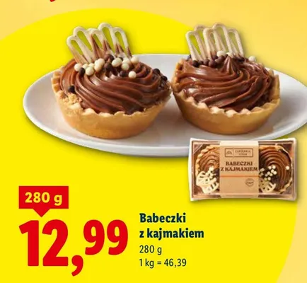 Babeczki z kajmakiem 280 g promocja w Lidl