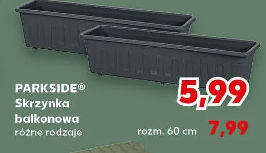 Skrzynka balkonowa różne rodzaje promocja w Kaufland