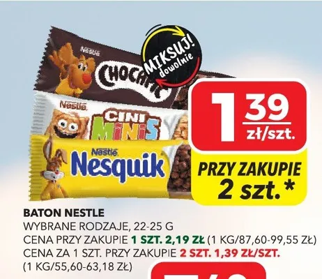 Baton wybrane rodzaje promocja w Top Market