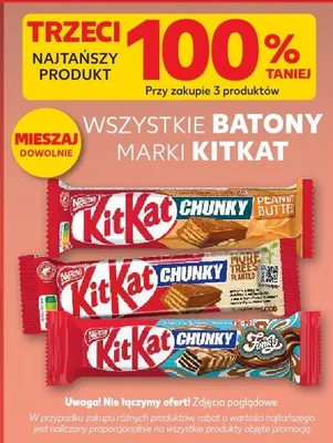 Batony marki KitKat promocja w Kaufland