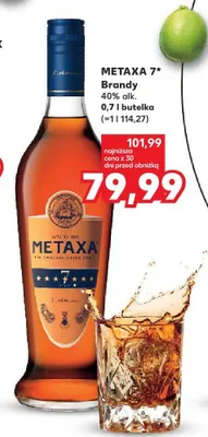 Brandy Metaxa 7* promocja w Kaufland