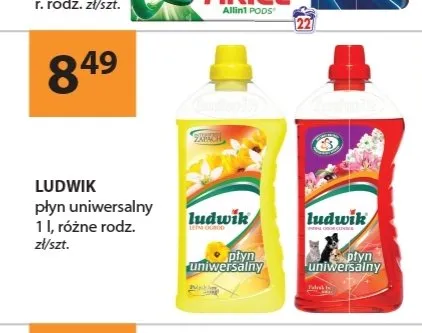 Płyn uniwersalny Ludwik Kwiaty Magnolii promocja w Drogerie Laboo