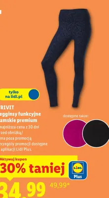 Legginsy funkcyjne damskie premium promocja w Lidl