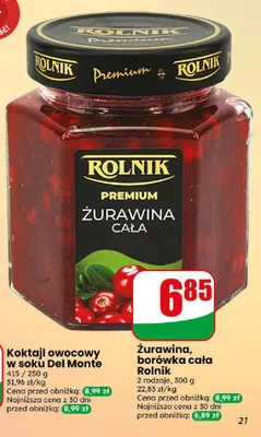 Borówka cała Rolnik promocja w Dino