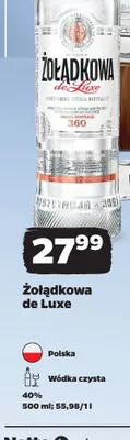 Wódka Żołądkowa de Luxe promocja w Netto