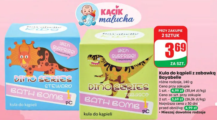 Kula do kąpieli z zabawką promocja w Dino
