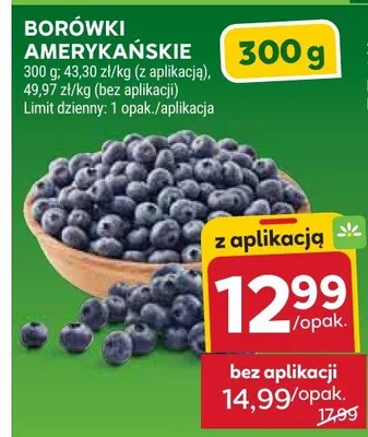 Borówki amerykańskie promocja w Stokrotka