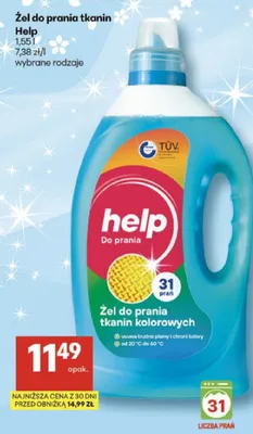 Żel do prania tkanin kolorowych promocja w Delikatesy Centrum