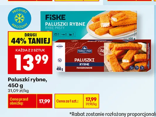 Paluszki rybne Fiske promocja w Biedronka