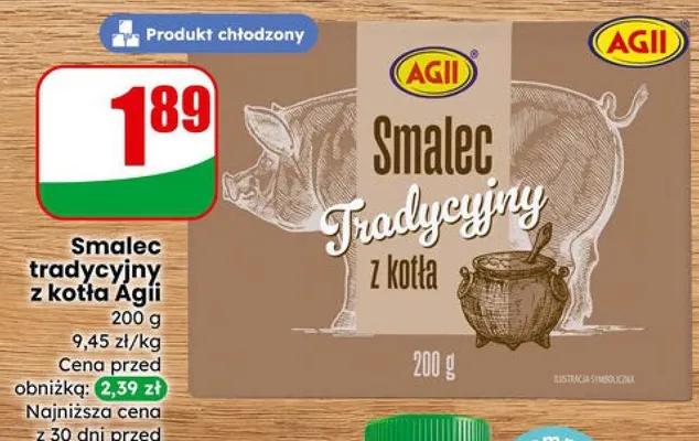Smalec tradycyjny z kotła  promocja w Dino