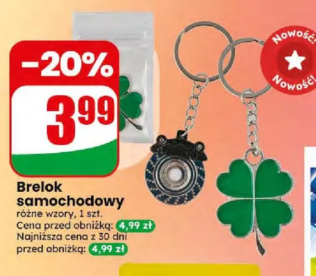 Brelok samochodowy promocja w Dino