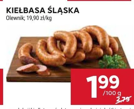 Kiełbasa śląska promocja w Stokrotka