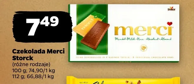 Czekolada Merci promocja w Netto