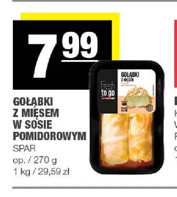 Gołąbki z mięsem w sosie pomidorowym SPAR promocja w SPAR