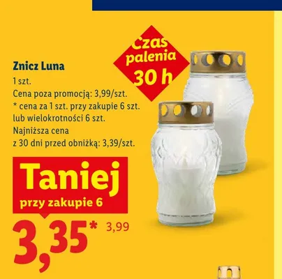 Znicz Luna promocja w Lidl
