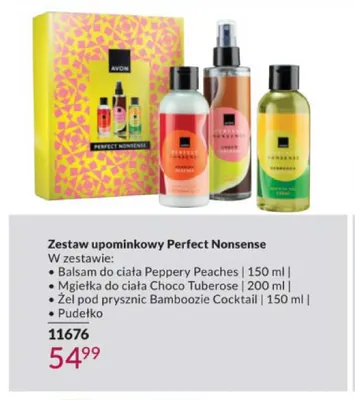 Zestaw upominkowy AVON Perfect Nonsense promocja w AVON
