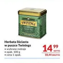 Herbata liściasta w puszce Twinings promocja w Makro
