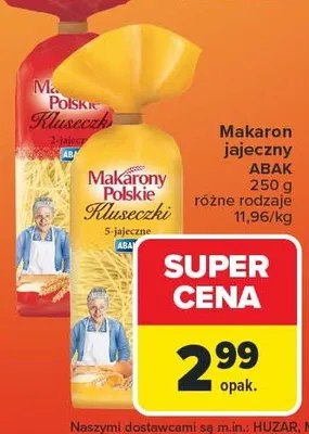 Makaron jajeczny nitki promocja w Carrefour Market