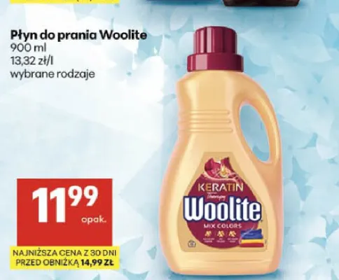 Płyn do prania Woolite Keratin Therapy Mix Colors promocja w Delikatesy Centrum
