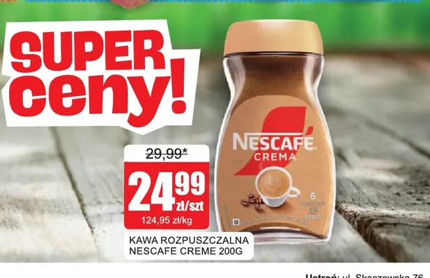 Kawa rozpuszczalna Nescafe Creme promocja w Bingo