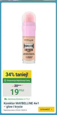 Korektor MAYBELLINE 4w1 - glow i krycie promocja w ERLI