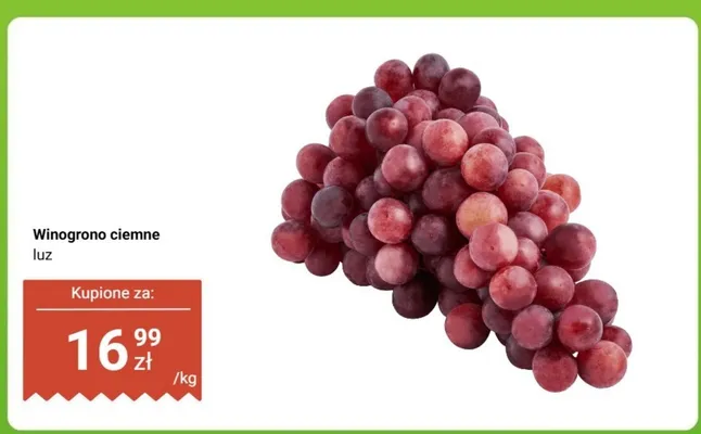 Winogrono ciemne promocja w Dino