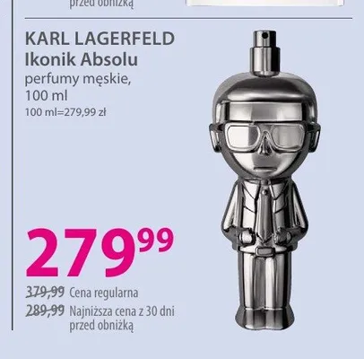Perfumy męskie KARL LAGERFELD Ikonik Absolu promocja w Hebe