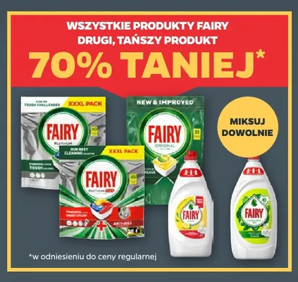 Płyn do mycia naczyń Fairy promocja w Netto
