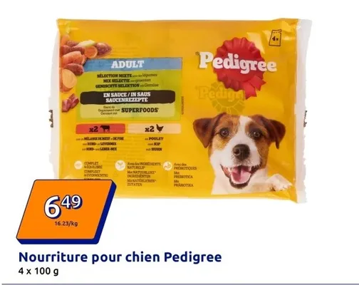 Karma Nourriture pour chien Pedigree promocja w Action