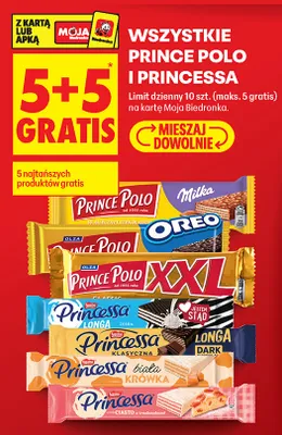 Baton Princessa Biała Krówka promocja w Biedronka